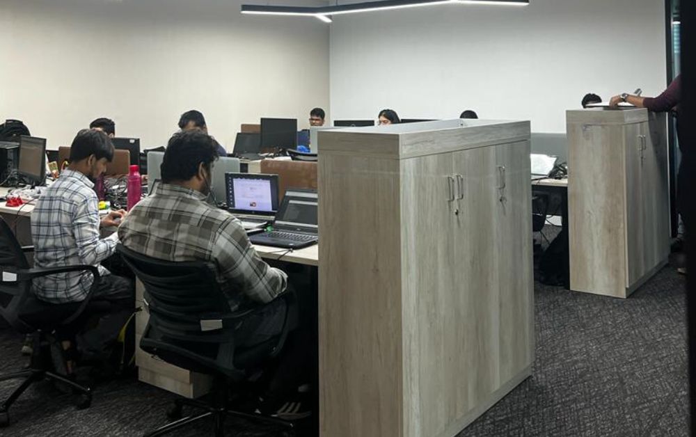 Professionals work in an Executive Spaces coworking office located at Lotus Corporate Park in Goregaon East